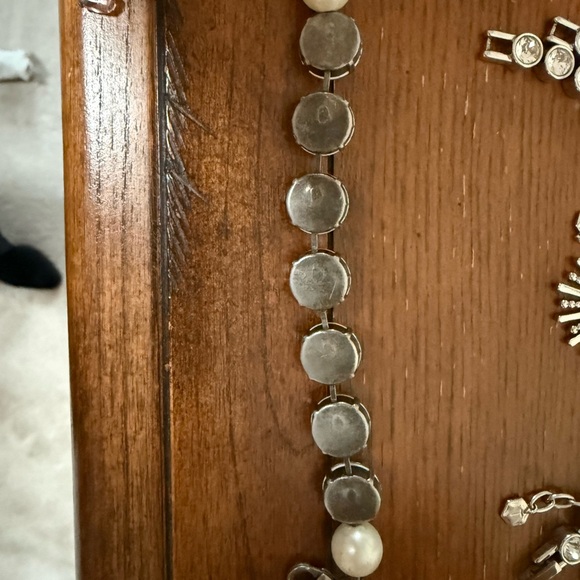 Sabika Ivory and Crystal Bracelet - Picture 2 of 2